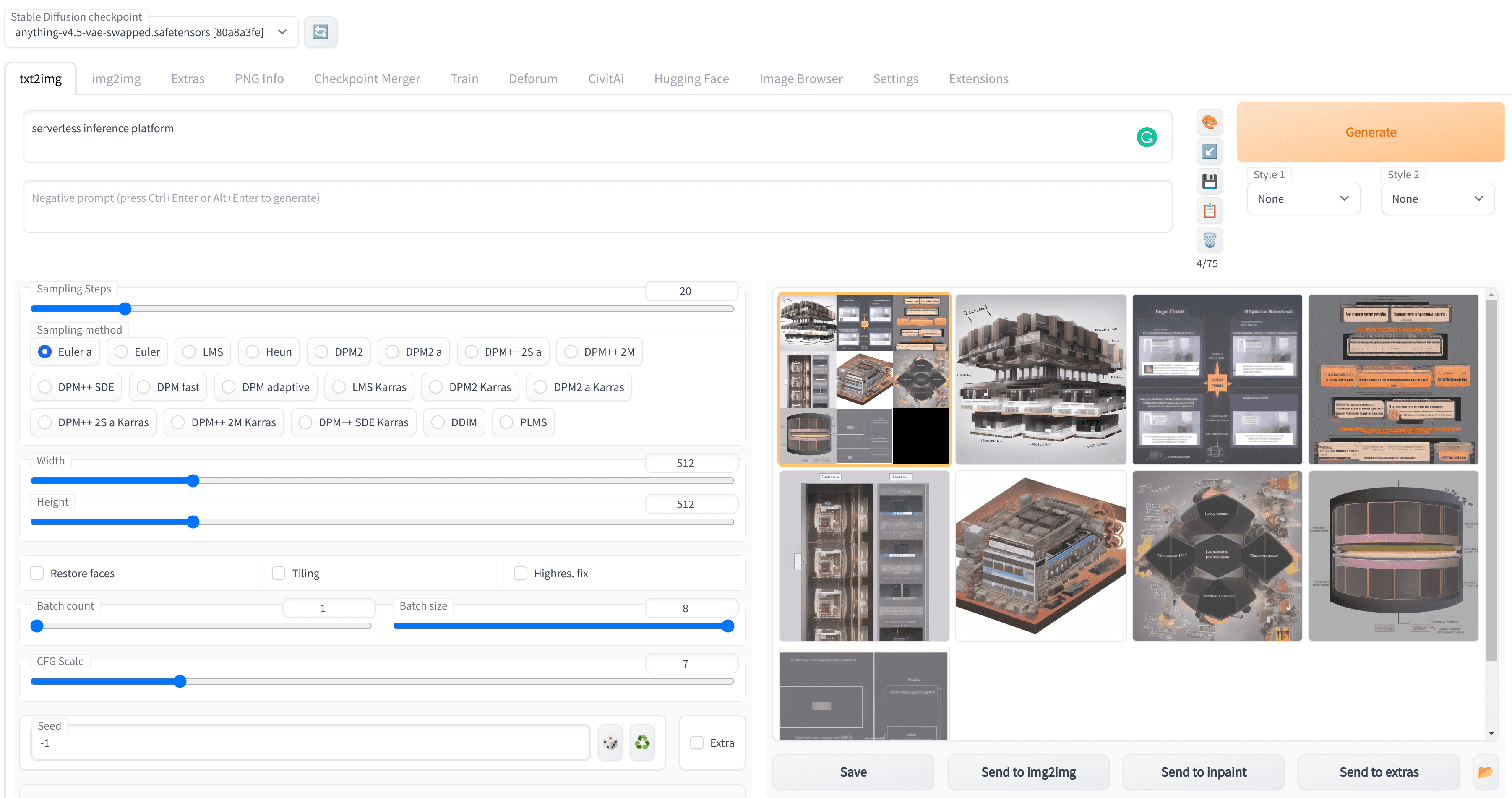 stable diffusion gradio ui